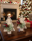 Christmas Tree Candle | Wood Bowl