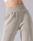 POPFLEX Full Size Cloud Rollover Sweatpant - Seashell