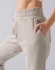 POPFLEX Full Size Cloud Rollover Sweatpant - Seashell