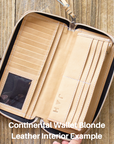 Hair on Cowhide Continental Wallet No. 162