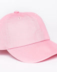 Light Pink Baseball Hat with Initial