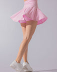 POPFLEX Full Size Crisscross Hourglass® Twirl Skort - Bubblegum