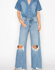 Artemis Vintage | Hybrid High Rise Relaxed Flare Jeans - My Pampered Life Seattle