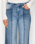 Artemis Vintage | Tummy Control 90'S Vintage High Rise Stretch Wide Jeans - My Pampered Life Seattle