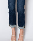 Artemis Vintage | Zephyra Tummy Control High Rise Stretch Straight w/ Single Cuff - My Pampered Life Seattle