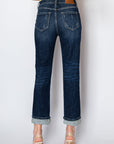 Artemis Vintage | Zephyra Tummy Control High Rise Stretch Straight w/ Single Cuff - My Pampered Life Seattle