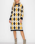 Santanna Knitted Sweater Dress