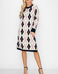 Santanna Knitted Sweater Dress