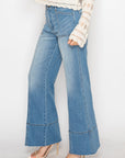 Artemis Vintage |Eco Friendly Tummy Control Slim Palazzo Jeans - My Pampered Life Seattle
