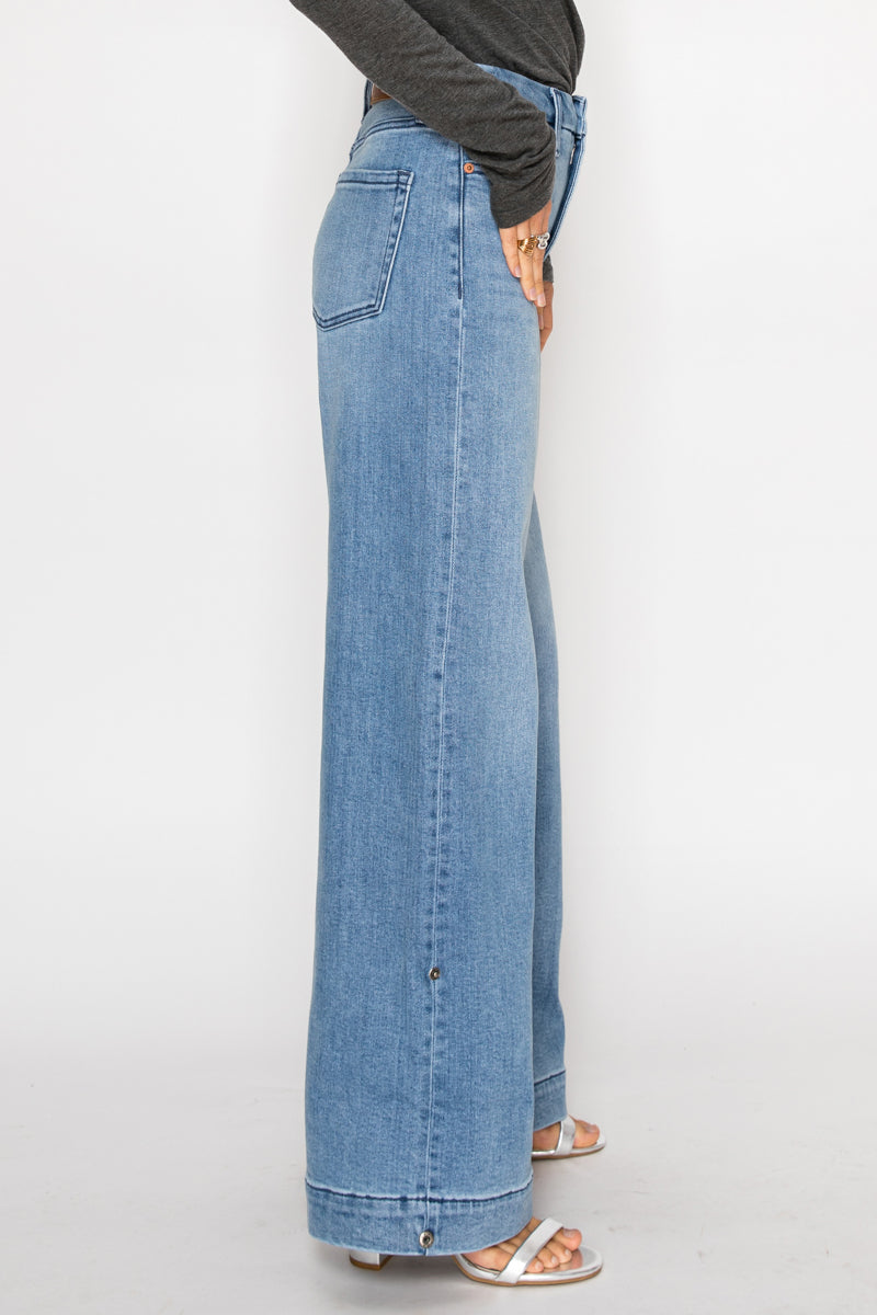 Artemis Vintage |TUMMY CONTROL HIGH RISE A-WIDE JEANS