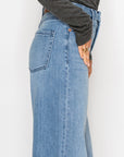 TUMMY CONTROL HIGH RISE A-WIDE JEANS - My Pampered Life Seattle