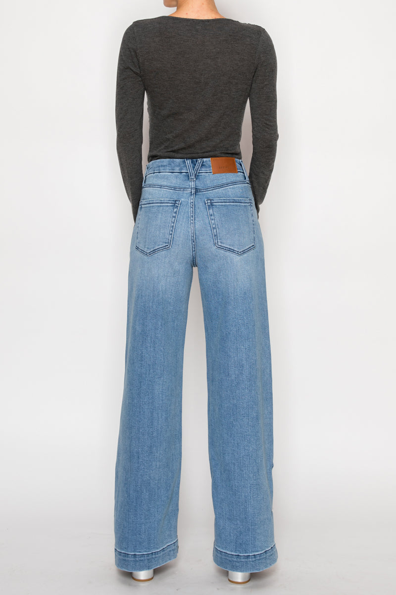 Artemis Vintage |TUMMY CONTROL HIGH RISE A-WIDE JEANS