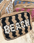 Beach XL Makeup Bag with Puka Shells - My Pampered Life Seattle