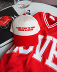 Love you to the Moon - Red Vintage Trucker Hat