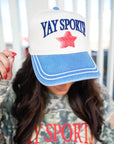 Yay Sports! - Denim Vintage Trucker Hat