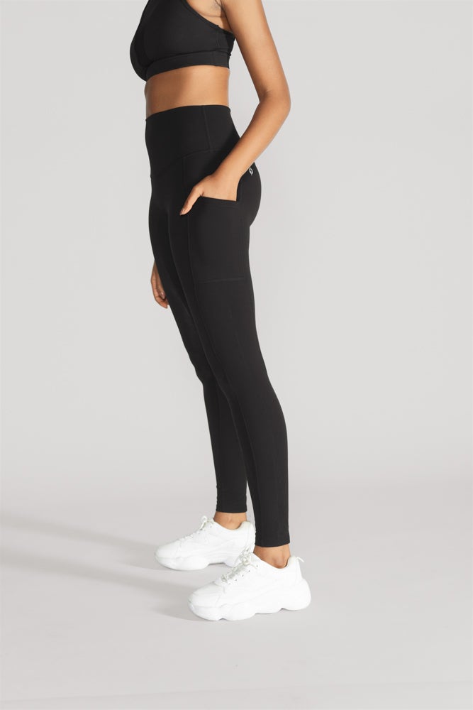 Full Size Supersculpt™ Leggings with Pockets - Black