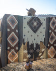 Andean Alpaca Wool Blanket - Mojave