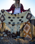 Andean Alpaca Wool Blanket - Mojave