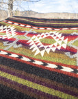 Andean Alpaca Wool Blanket - Cactus
