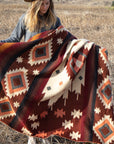 Andean Alpaca Wool Blanket - Western