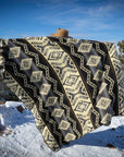 Andean Alpaca Wool Blanket - Slate