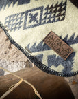 Andean Alpaca Wool Blanket - Slate