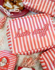 Hair Stuff - Pink & Red Stripes XL Bag