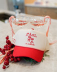 All I Want for Christmas is Cocktails - Red Vintage Trucker Hat - My Pampered Life Seattle