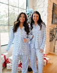 Blue Christmas - Long Pajama Set - My Pampered Life Seattle