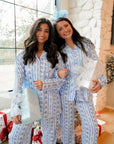 Blue Christmas - Long Pajama Set - My Pampered Life Seattle