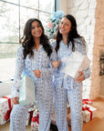 Blue Christmas - Long Pajama Set - My Pampered Life Seattle