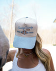 Cowboy Country Club - Denim Vintage Trucker Hat - My Pampered Life Seattle