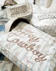 Hey Cowboy - Western Blues Striped XL Bag