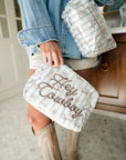 Hey Cowboy - Western Blues Striped XL Bag