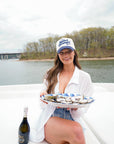 Oysters & Champagne - Navy Corduroy Trucker Hat - My Pampered Life Seattle