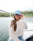 Coastal Cowgirl - Blue Corduroy Trucker Hat - My Pampered Life Seattle