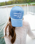 Coastal Cowgirl - Blue Corduroy Trucker Hat - My Pampered Life Seattle