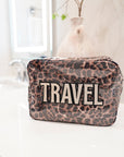 Travel - Leopard Clear Coat XL Bag