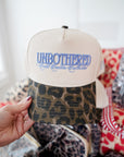 Unbothered - Leopard Vintage Trucker Hat