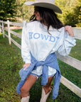 Howdy - Camo Vintage Crew-Neck Sweatshirt
