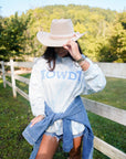 Howdy - Camo Vintage Crew-Neck Sweatshirt