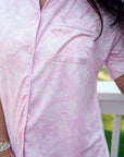 Pink Camo - Short Sleeve + Pant Pajama Set