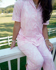 Pink Camo - Short Sleeve + Pant Pajama Set