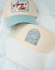 Ski Club - White Vintage Trucker Hat