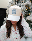 Ski Club - White Vintage Trucker Hat