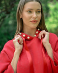 JOH | Francine Stretch French Scuba Pearl Hoodie with Glitter