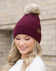 C.C® Honeycomb Pom Beanie