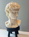 David Head Sculptural Candle | 11" Bust