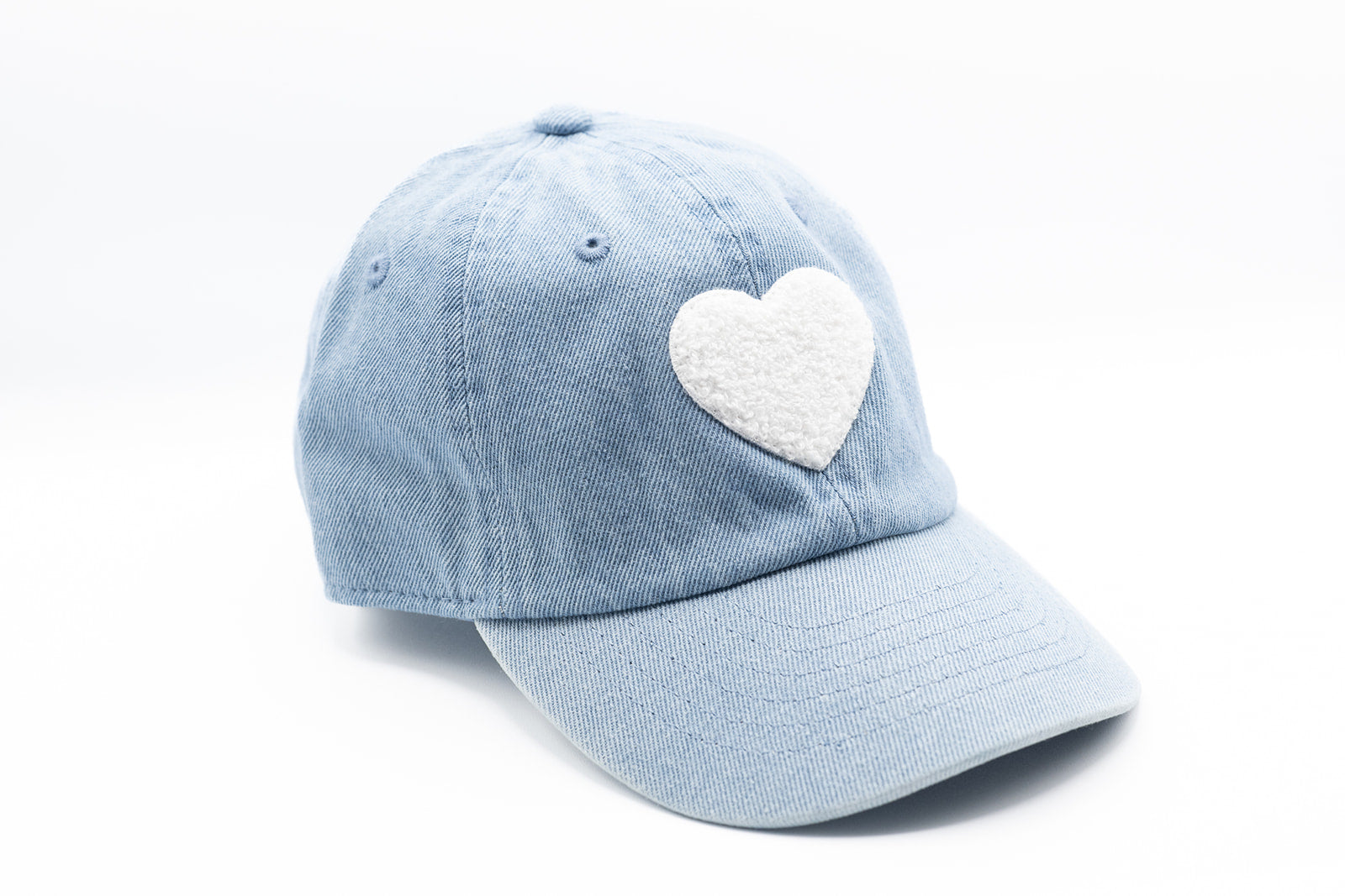 Denim Terry Heart Hat