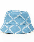 Diamond Print Bucket Hat